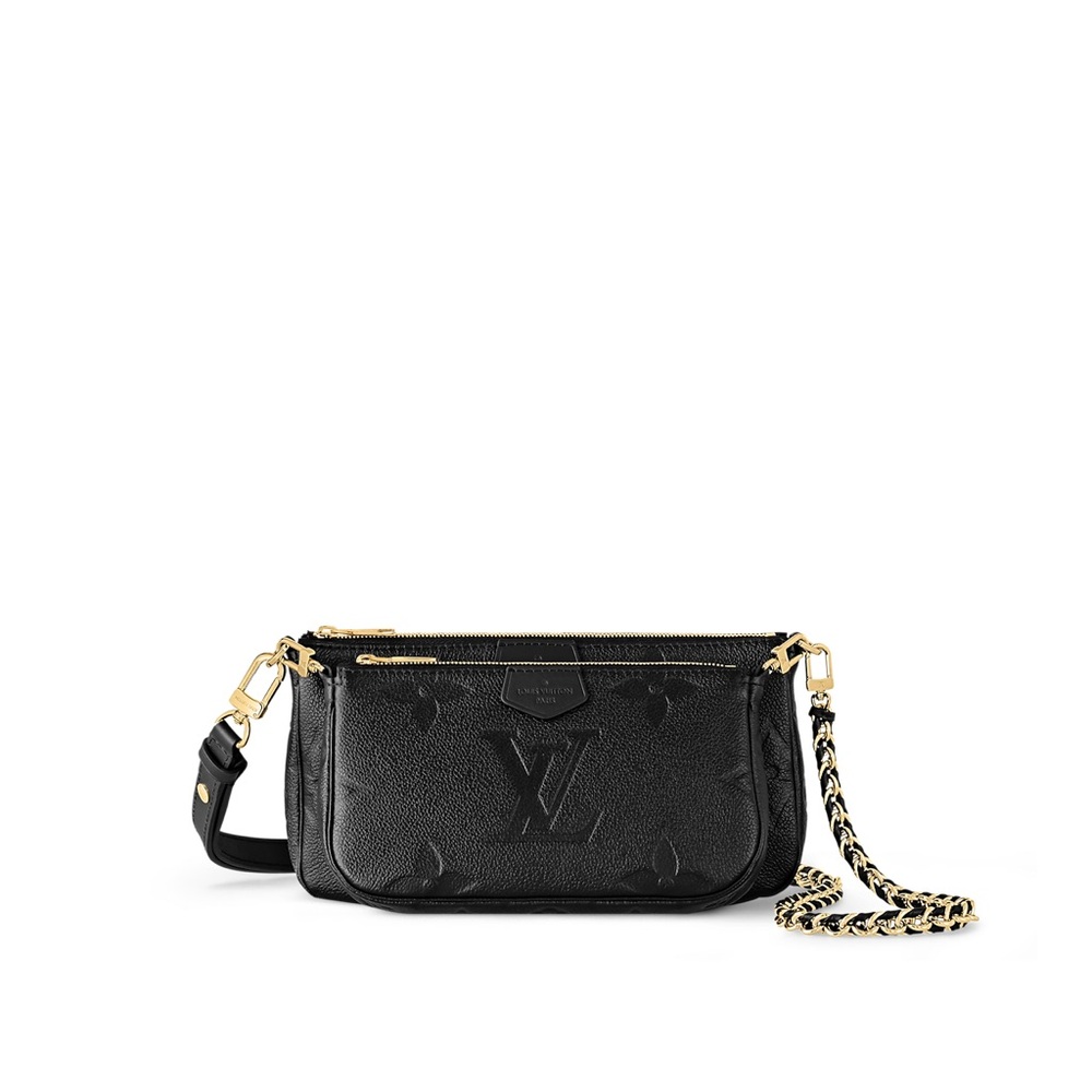 Louis Vuitton Black Crossbody Bag with Gold Accents - Picture 3 of 10